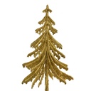 Dekoration Weihnachtsbaum Goldfarbig 17x8x37 cm