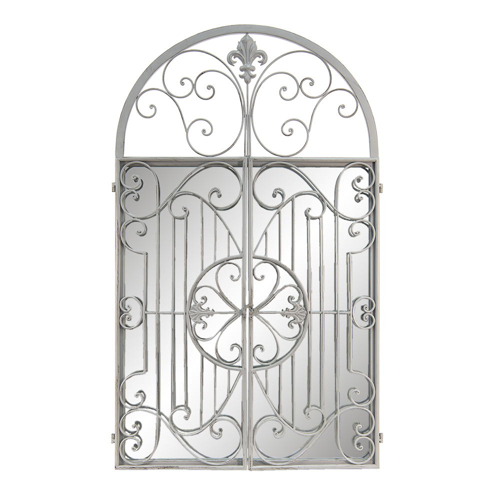 Wall Mirror Grey 61x3x103 cm