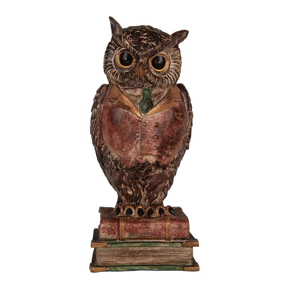 Spaarpot uil 16x15x35 cm