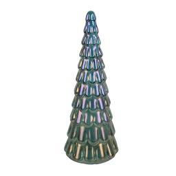 [6GL5331] Weihnachtsdeko Weihnachtsbaum Blau Ø 12x33 cm