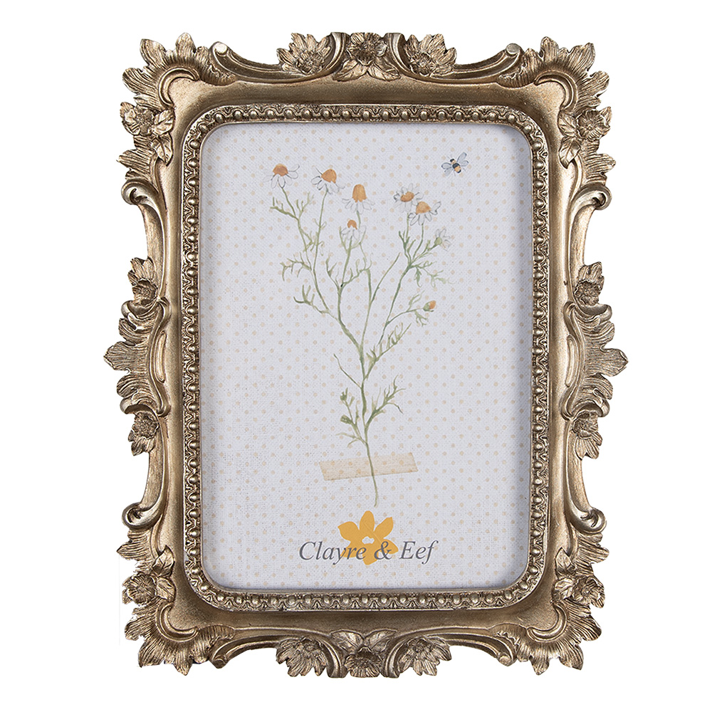 Bilderrahmen Goldfarbig 19x2x24 cm / 13x18 cm