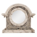 Miroir mural Beige Marron 89x8x82 cm