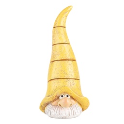 [6PR5276] Decoration elf Yellow 4x4x8 cm