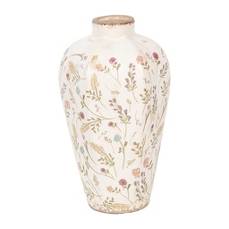 [6CE1937S] Vase Beige Pink Ø 17x30 cm