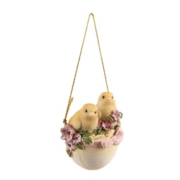 [6PR4983] Decoratie hanger kuikens 5x5x7 cm