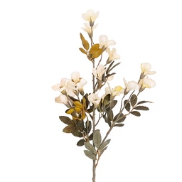[5PL0311W] Decoratie tak met bloemen 100 cm