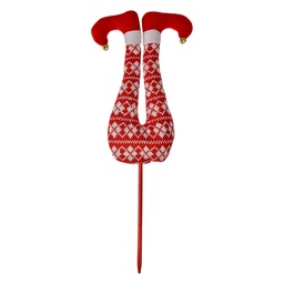 [66193] Decoratie Kerst Elfenbenen 19x4x50 cm