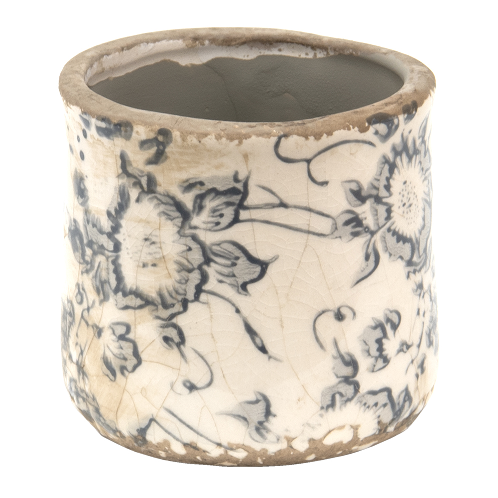 Decoratie bloempot Ø 8x7 cm