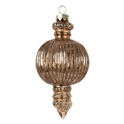 [6GL4623] Christbaumkugel Kupferfarbig Ø 7x14 cm