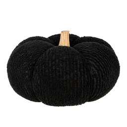 [65401] Decorazione Zucca Nero Ø 25x16 cm