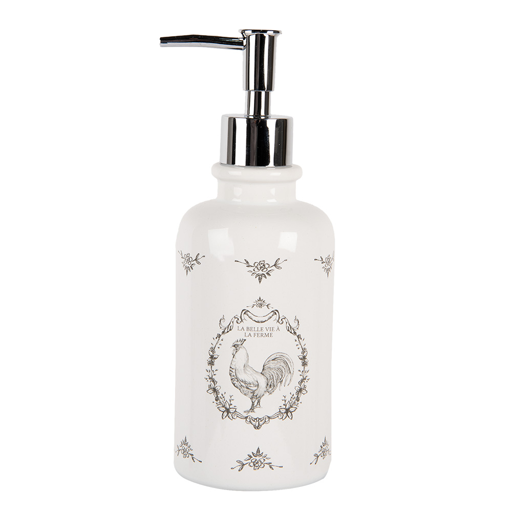 Distributeur de savon Blanc Ø 9x20 cm / 350 ml