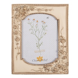 [2F1058] Cadre photo Beige 18x3x23 cm / 13x18 cm