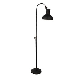 [5LMP341Z] Lampada da Terra Nero 59x27x189 cm E27/max 1x60W
