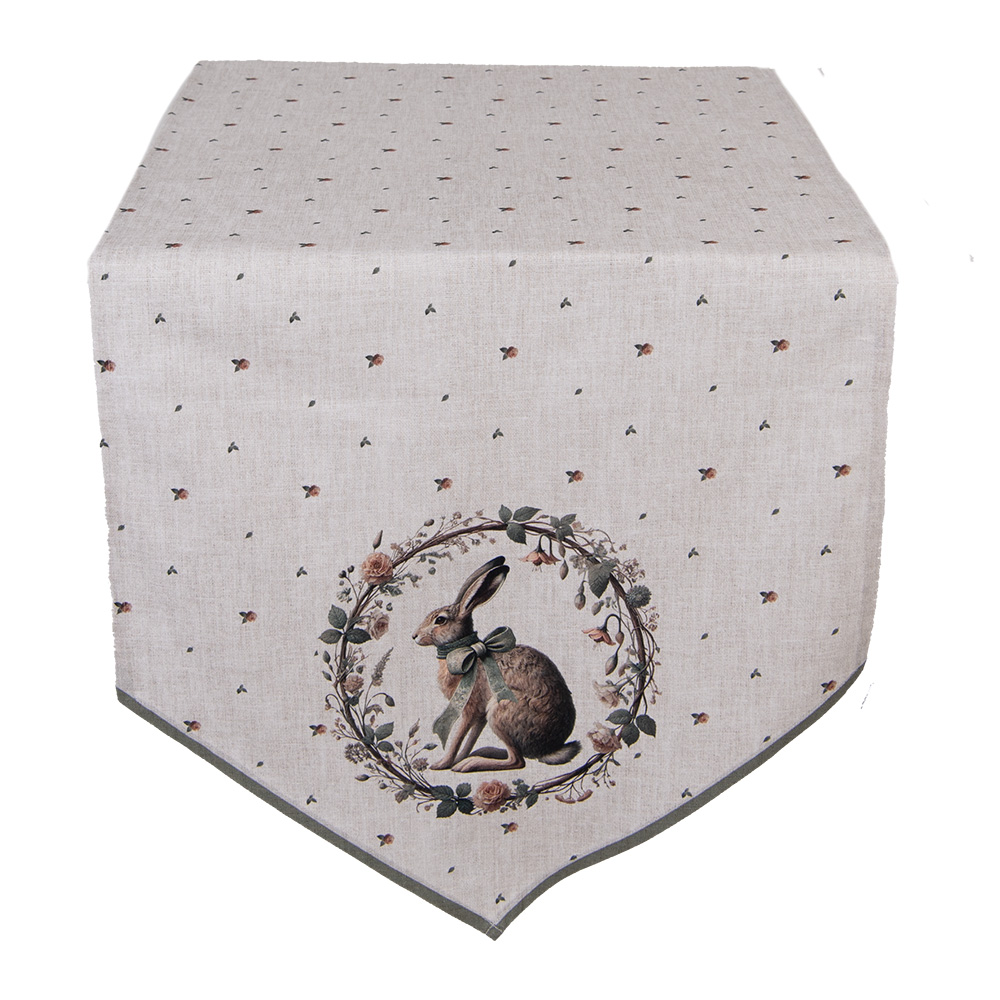 Runner da Tavola Beige Marrone 50x160 cm