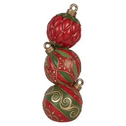 [6PR5617] Decoratie Kerstbal met LED 14x14x40 cm / 3xAAA