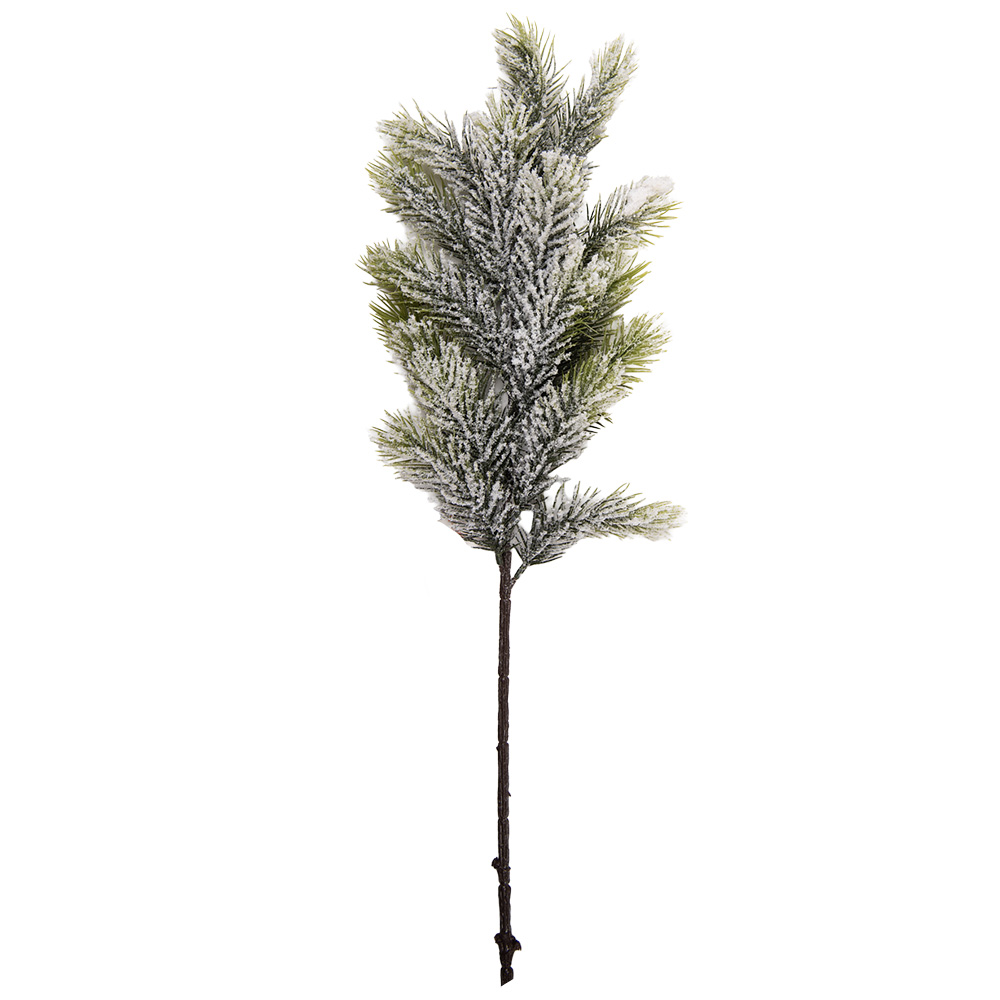 Christmas Decoration Artificial Green White 15x7x60 cm