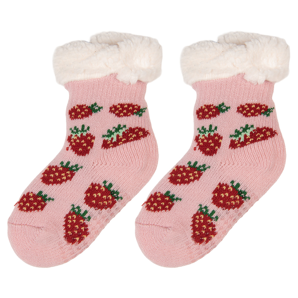 Calzini per bambini Rosa Rosso one size