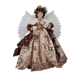 [50778] Statua Decorativa Angelo Beige 50x30x65 cm