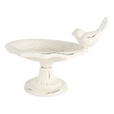 Abbeveratoio per uccelli Bianco 14x12x11 cm