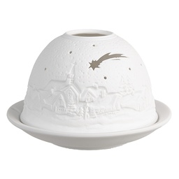 [6CE1819] Waxinelichthouder Ø 12x8 cm