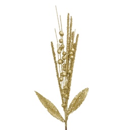 [66131] Weihnachtsdeko Goldfarbig 12x5x63 cm