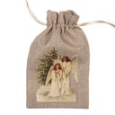 Sac cadeau Beige 12x1x20 cm