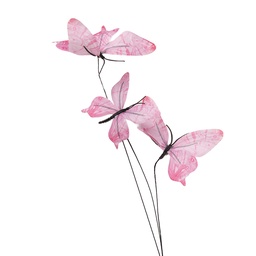 [50855] Decoratie tak met vlinders 10x10x65 cm