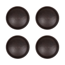 [64898] Set maniglia da 4 Marrone Ø 3x2 cm / S3 cm