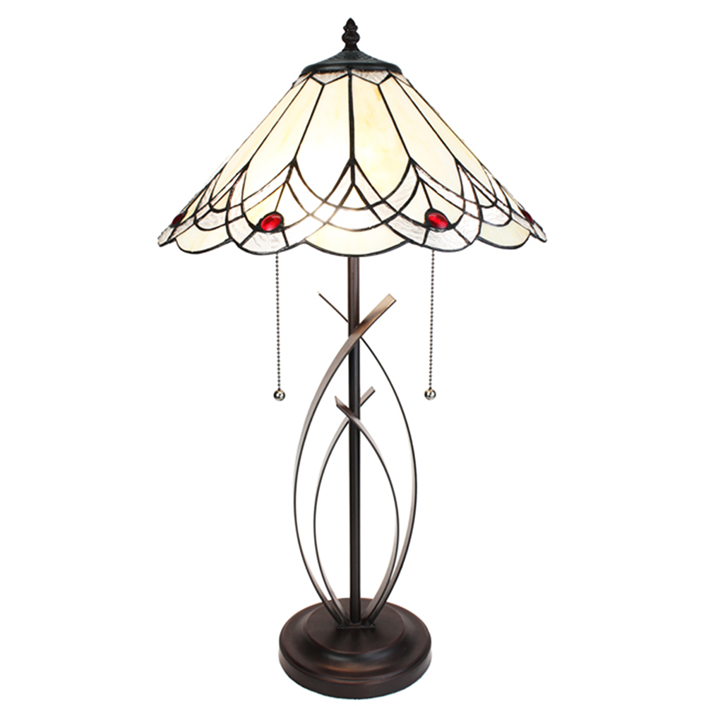 Lampada da tavolo Tiffany Ø 39x69 cm E27/max 2x60W