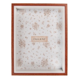 [2F1237S] Cornice Foto Marrone 12x4x17 cm / 10x15 cm