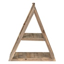 Support mural Marron 31x11x36 cm