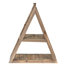 [6H2198] Support mural Marron 31x11x36 cm