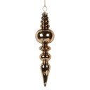 Christmas Bauble Gold colored Ø 4x16 cm