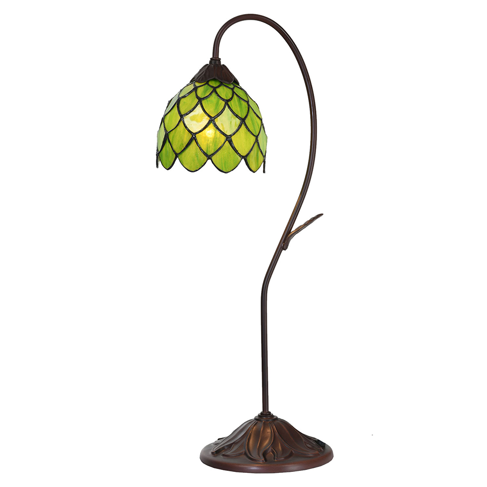 Lampe de table Tiffany Vert Ø 28x60 cm E14/max 1x40W