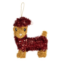 [66601] Decoratie hanger hond 13x7x15 cm