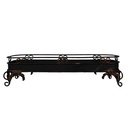 Plateau décoratif Noir 55x20x14 cm