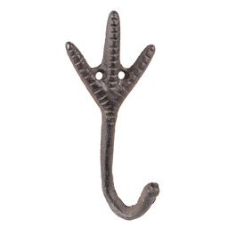[6Y5317] Wall Hook Brown 7x5x14 cm