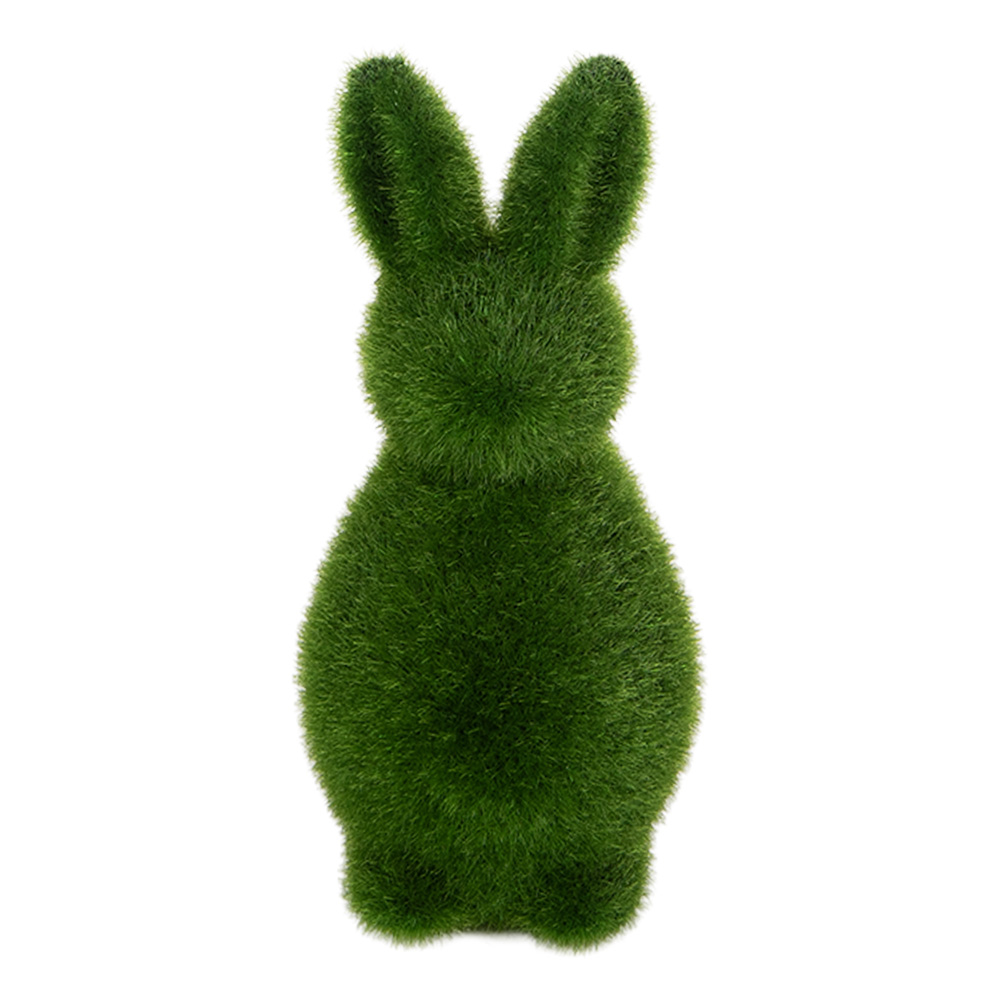 Décoration Lapin Vert Ø 7x14 cm