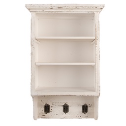 [5H0753] Wall Cupboard Beige 36x17x57 cm