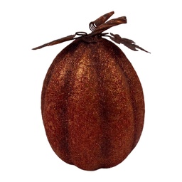 [6Y6210] Decoration Pumpkin Orange Brown Ø 19x22 cm
