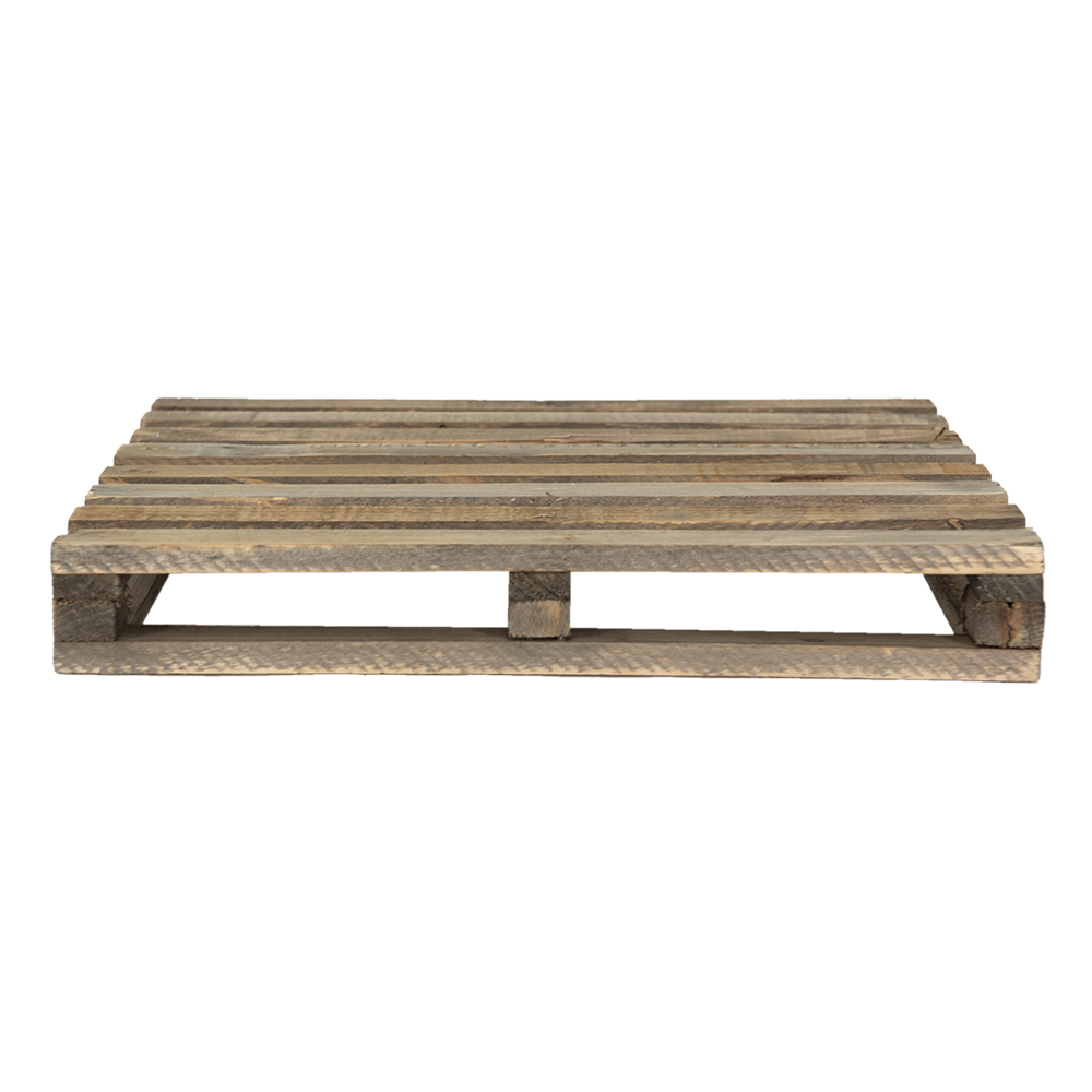 Scabello per Piante Marrone 40x32x5 cm