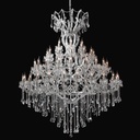 Lampadario Trasparente Ø 170x200/270 cm E14/max 60x40W