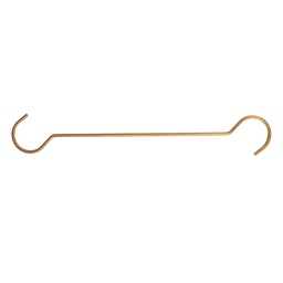 [5Y5969GO] Hook Gold colored 90x6x1 cm