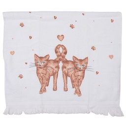 [CTKCS] Serviette d'invité Rose, Bleu 40x66 cm