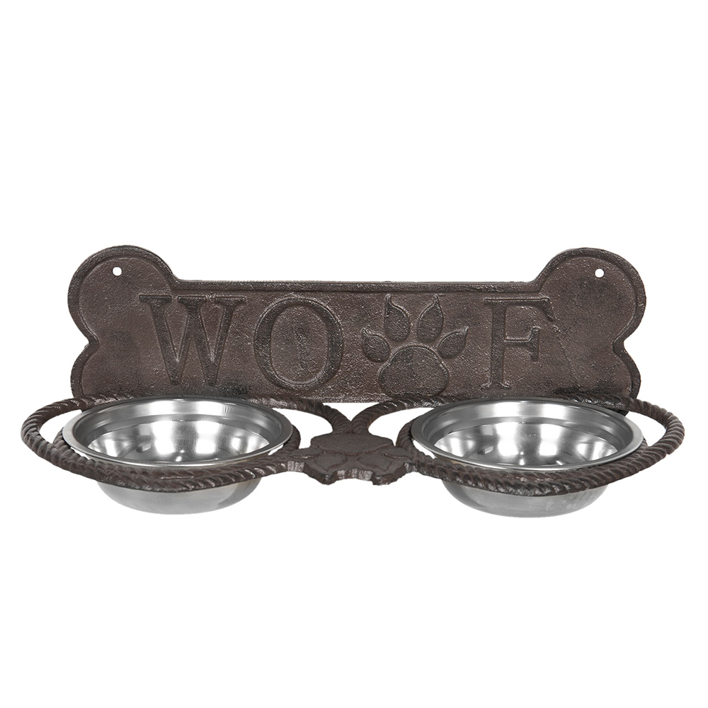 Fressnapf Hund Braun 39x18x12 cm / 2x300 ml