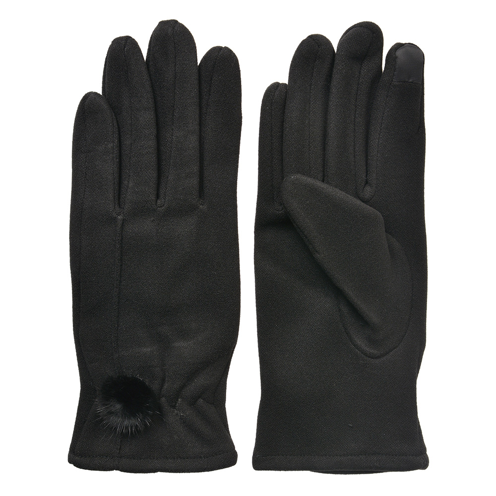Handschoenen 9x23 cm zwart