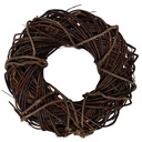 Decoration Garland Brown Ø 30x8 cm