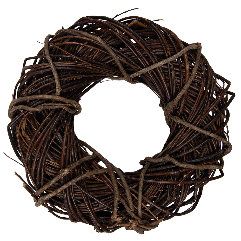 Decoration Couronne Marron Ø 30x8 cm