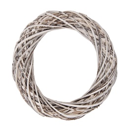 [6RO0610MW] Decoration Ghirlanda Bianco Ø 30x6 cm