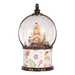 [6PR6173] Sneeuwbol met LED Ø 12x21 cm / 3xAA